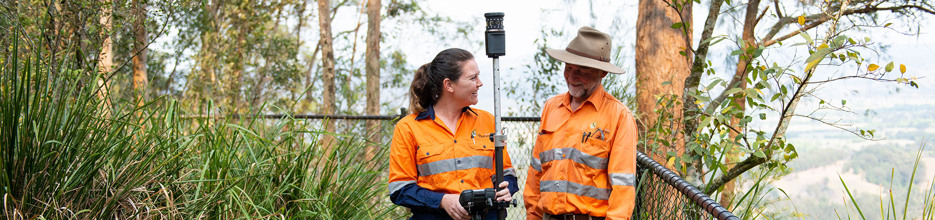 Spouse working a surveyor job