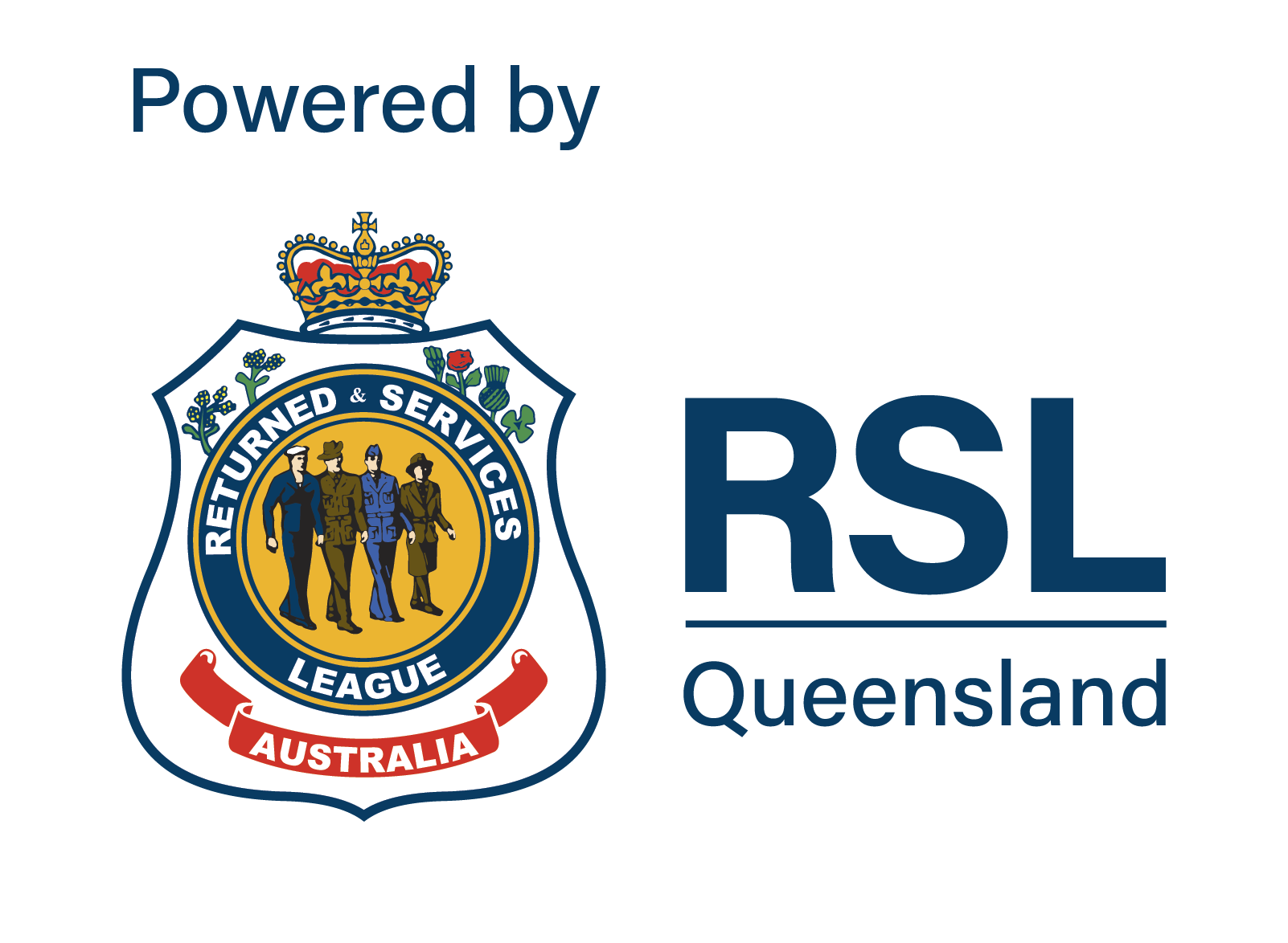 Powered by RSL Queensland logo
